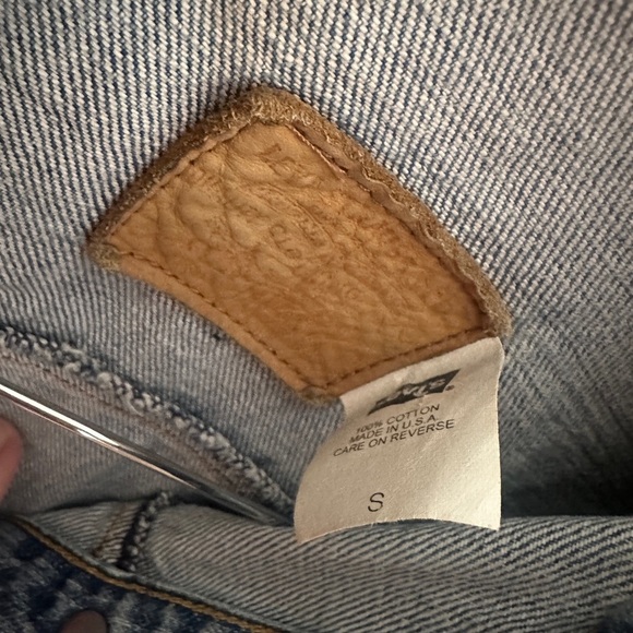 Vintage Levi’s Strauss Denim Jacket 327F Made in USA April 2001 Size Small - Picture 5 of 7